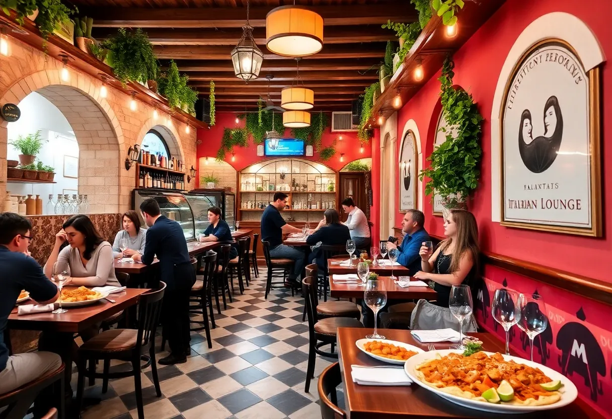 Visual representation of Safta's Table and Ceci! Italian Lounge