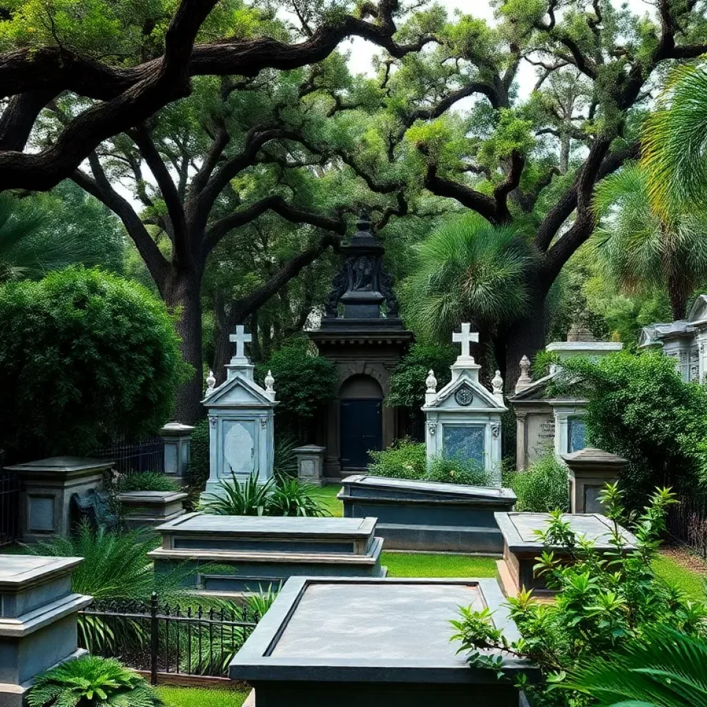 Beautiful historic cemeteries in New Orleans showcasing elaborate tombs and designs.