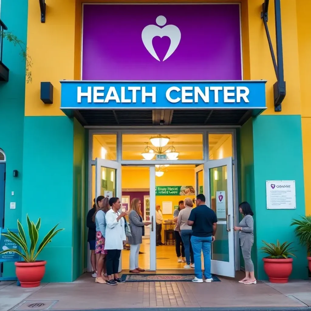 Entrance of Hope Community Health Center in New Orleans