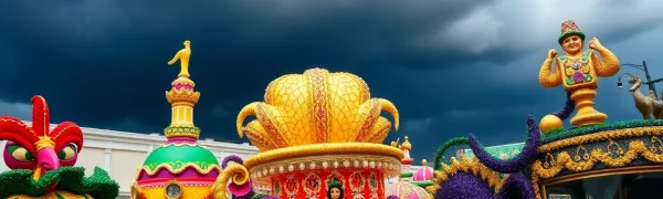 Mardi Gras in New Orleans Faces Weather Challenges
