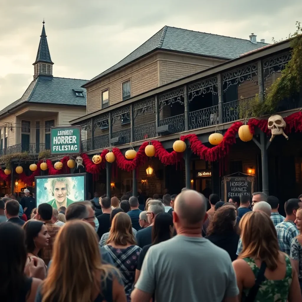 Crowd at the Overlook Film Festival in New Orleans