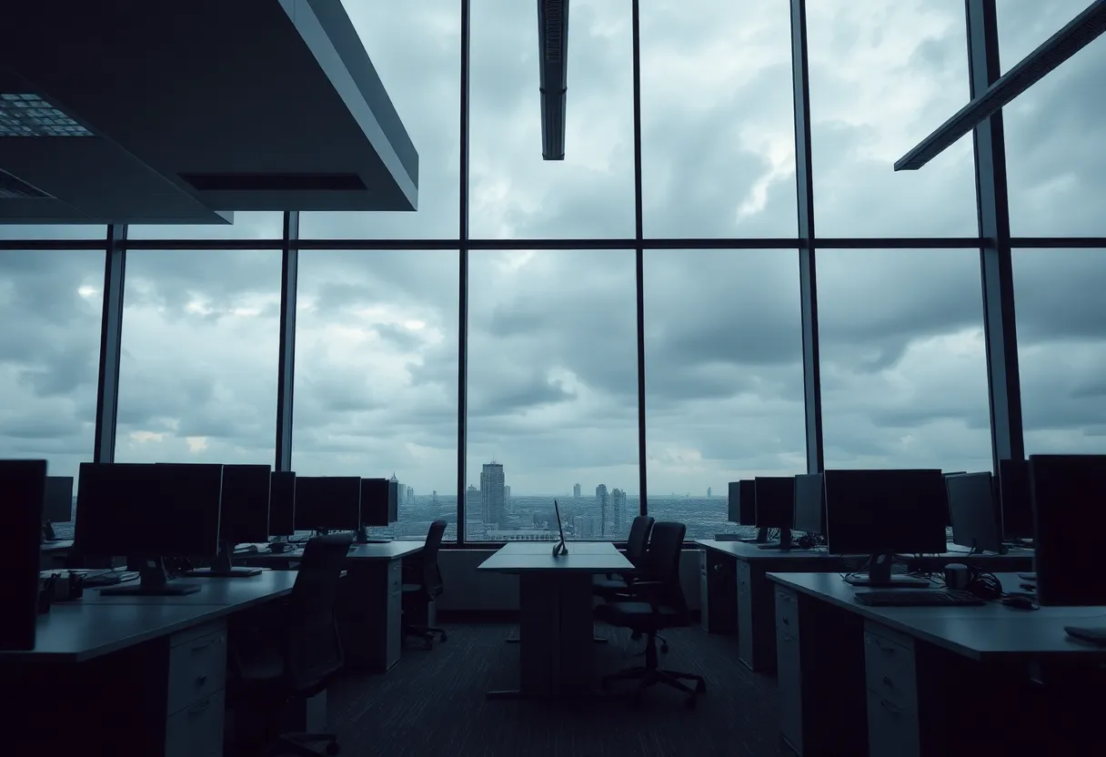 Empty office representing leadership turmoil at LDEQ