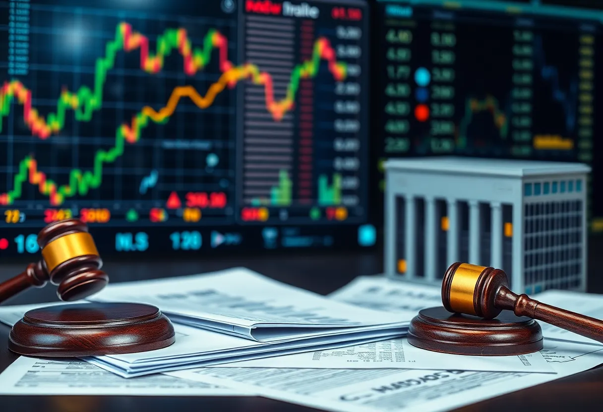 Visual representation of a financial investigation into business acquisitions.