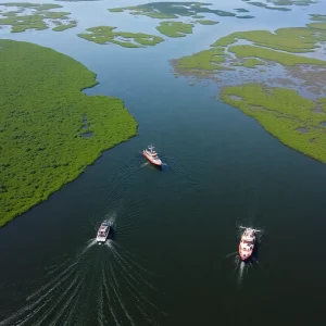 Coast Guard operations during an oil spill in Gulf Coast