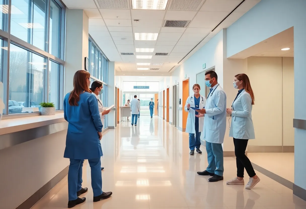 HCA Healthcare team providing care in a modern facility