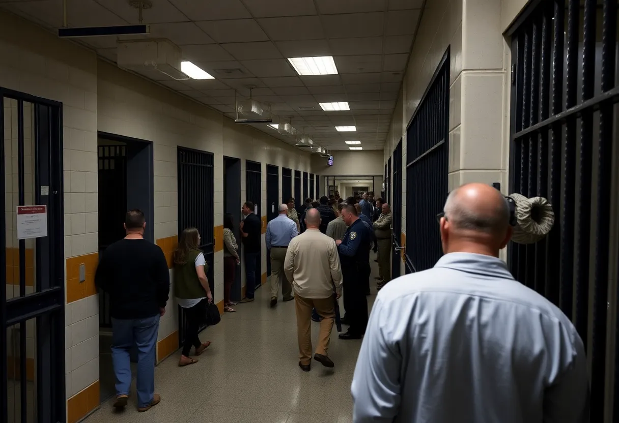 Security measures at Orleans Justice Center jail