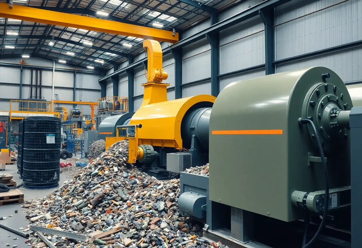 Advanced hammermill technology at Jena Metals recycling facility
