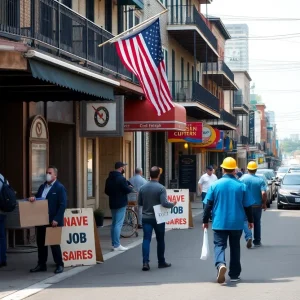 People searching for jobs in New Orleans
