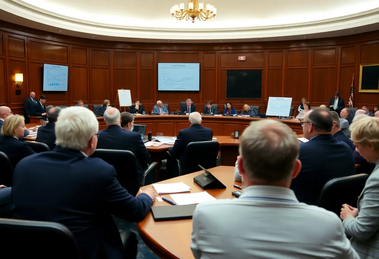 Lawmakers discussing insurance reforms in Louisiana