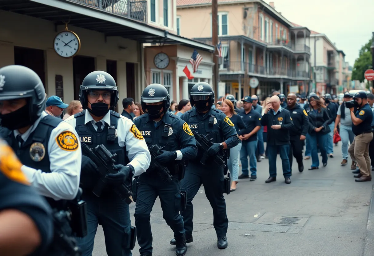 Police searching in New Orleans for escaped inmates