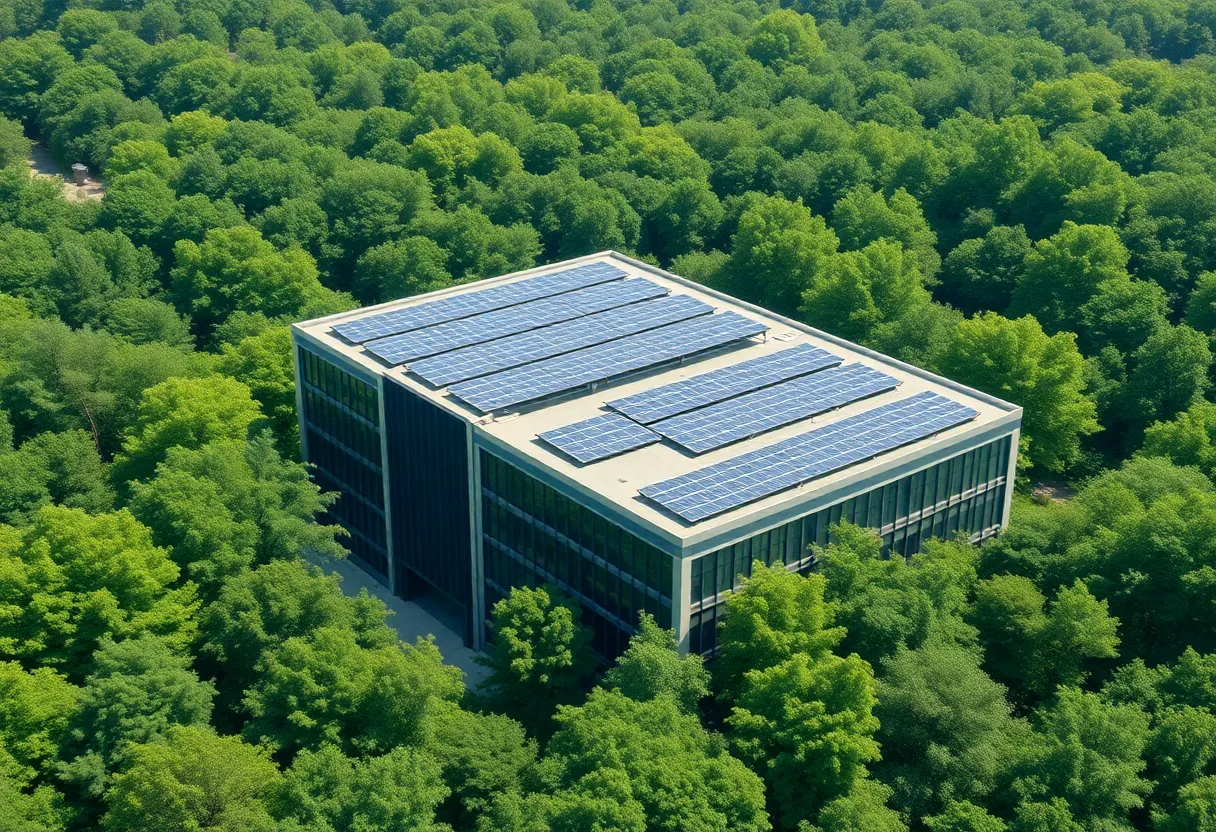 Construction of Meta's AI data center in Richland Parish, Louisiana.