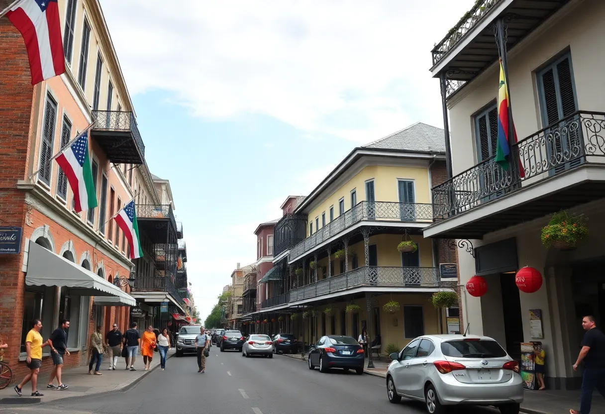 Historic architecture and cultural elements of New Orleans reflecting Creole heritage.
