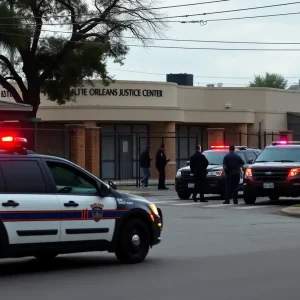 Law enforcement capturing escapees near Orleans Justice Center