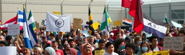 Protesters Rally for Release of Detained Activist in Louisiana