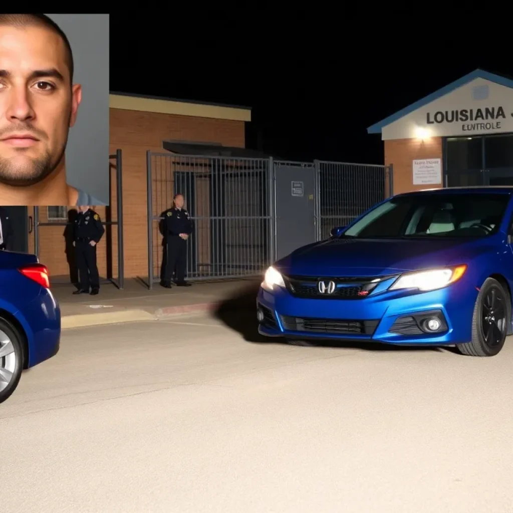 Search scene near Orleans Justice Center related to Antoine Massey escape.