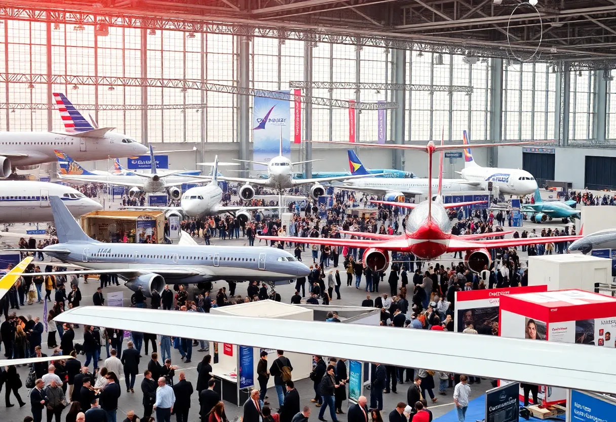 Delegation from Louisiana at the Paris Air Show showcasing aerospace projects