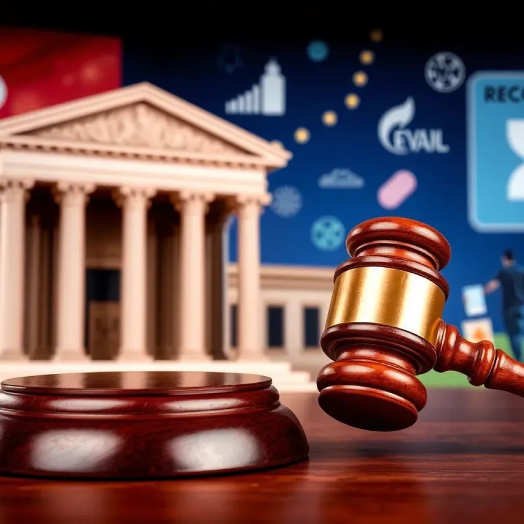 Conceptual image representing the Louisiana settlement with Purdue Pharma.