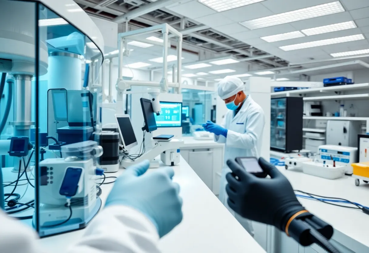 Laboratory focused on testing medical devices for quality management