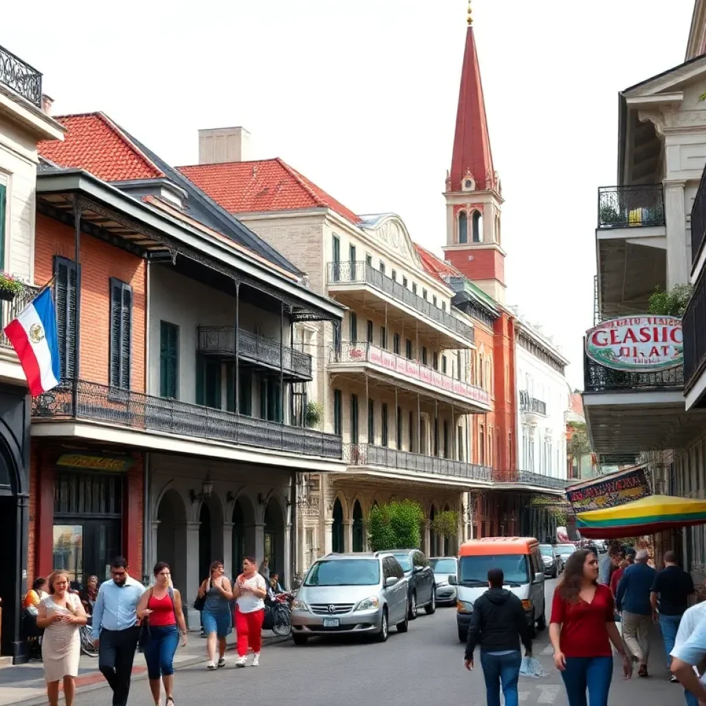 Street view of New Orleans showcasing cultural heritage