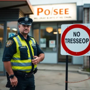 Police presence at closed business related to drug bust