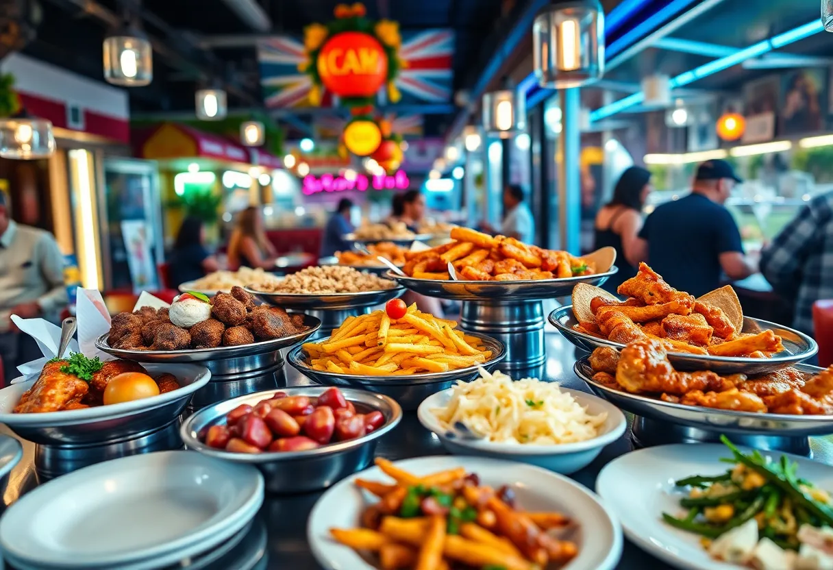 Variety of dishes served during New Orleans Restaurant Week