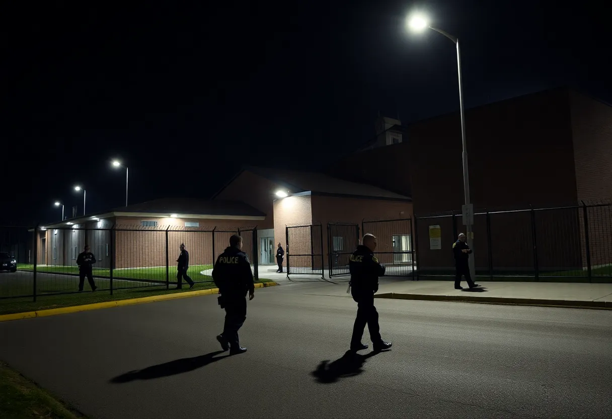 Increased security at Orleans Parish Jail with police presence