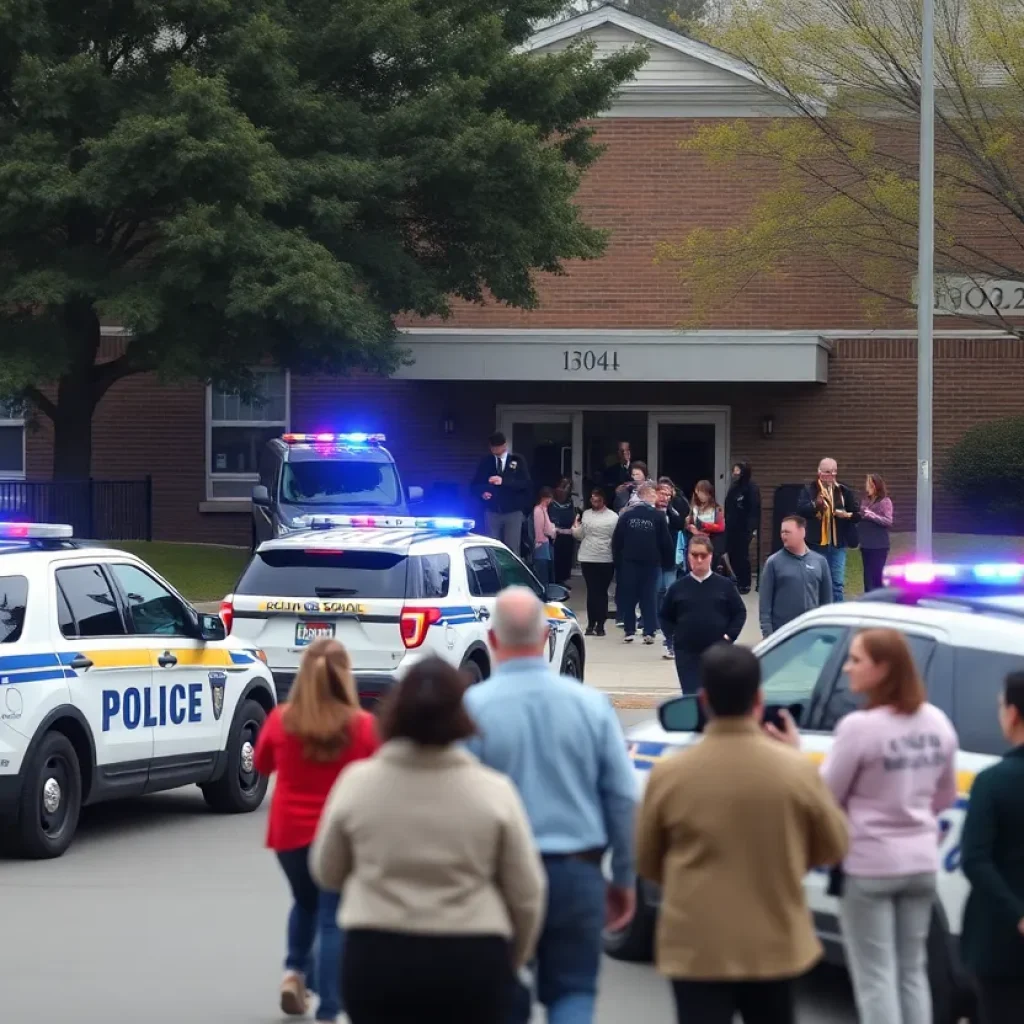 Police response at ReNEW Dolores T. Aaron Academy during lockdown