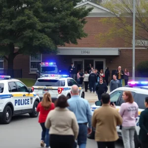 Police response at ReNEW Dolores T. Aaron Academy during lockdown