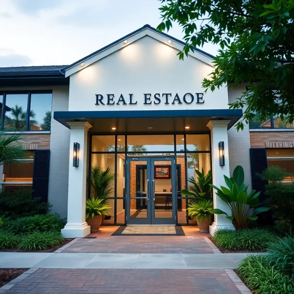 Exterior view of Rêve Realtors' new office in Covington