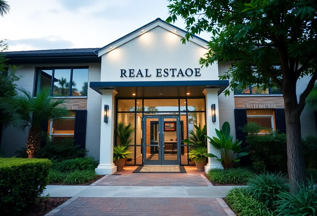 Exterior view of Rêve Realtors' new office in Covington