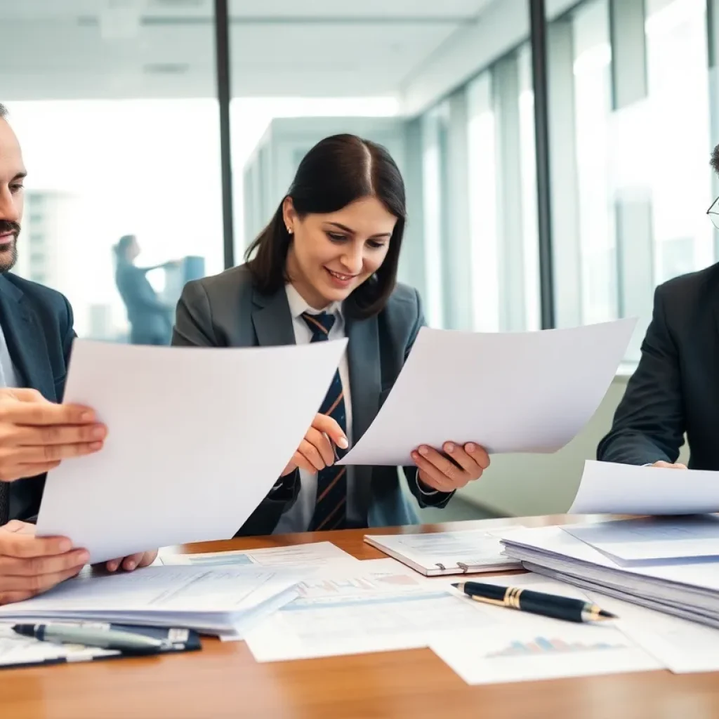 Conceptual image of corporate acquisition investigation
