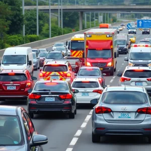 Traffic backup on I-10 Westbound due to multi-vehicle crashes