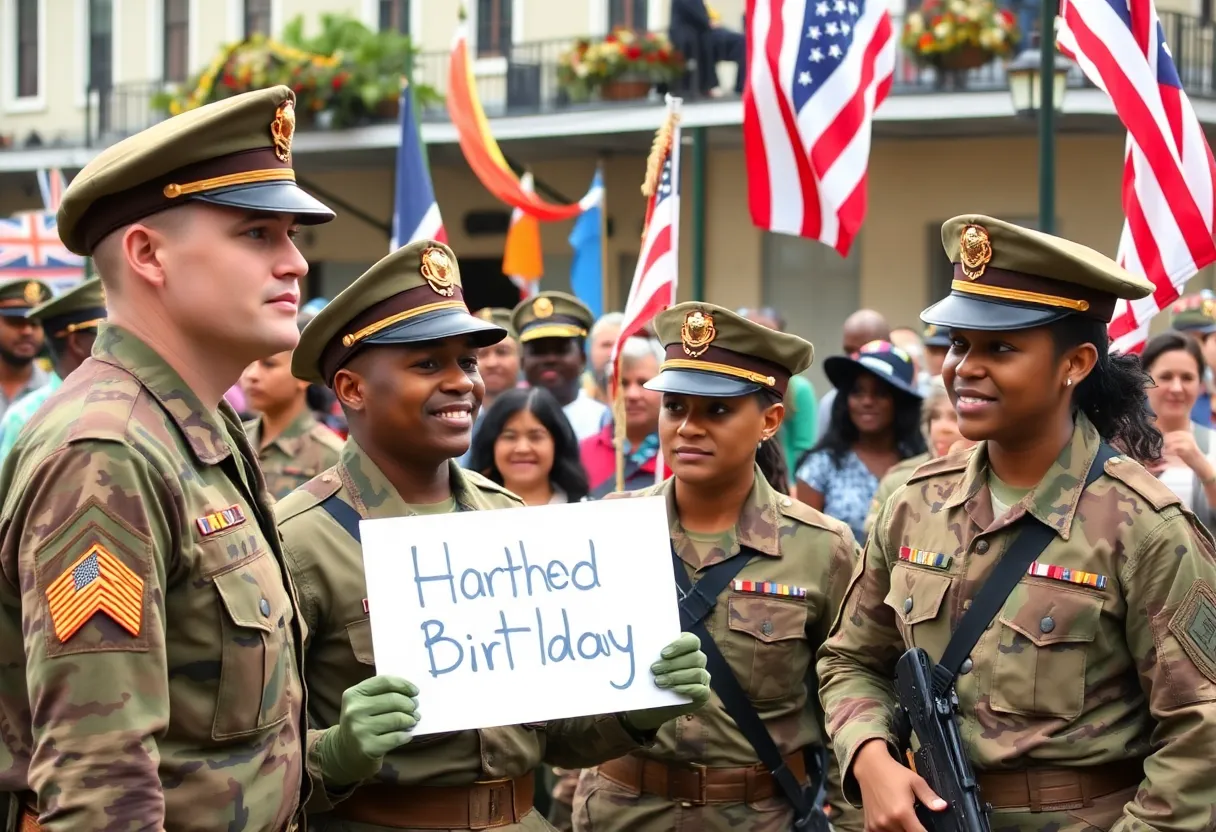 377th Theater Sustainment Command military celebration event in New Orleans
