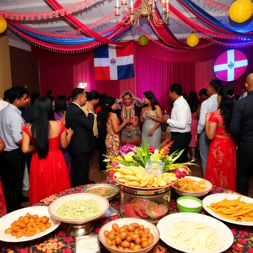 Guests enjoying the Azúcar Ball celebrating Dominican Culture