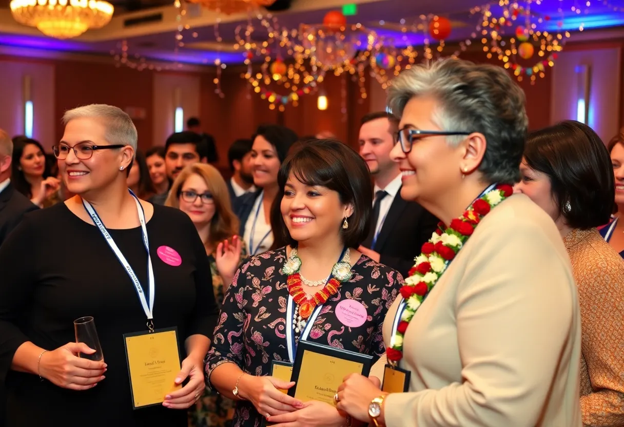 Gala event recognizing outstanding educators with awards