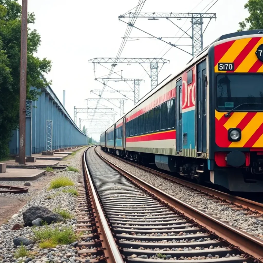 Upgraded railway infrastructure in Louisiana