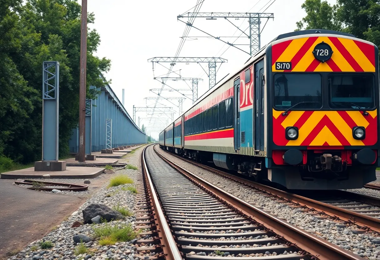 Upgraded railway infrastructure in Louisiana