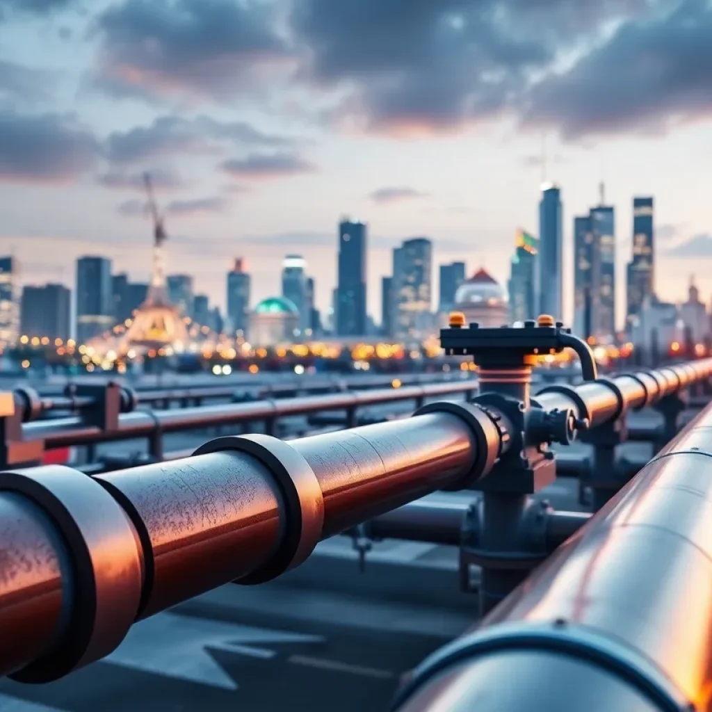 Infrastructure of natural gas pipelines representing Entergy's sale to Delta Utilities