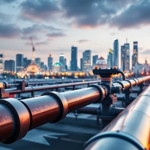 Infrastructure of natural gas pipelines representing Entergy's sale to Delta Utilities