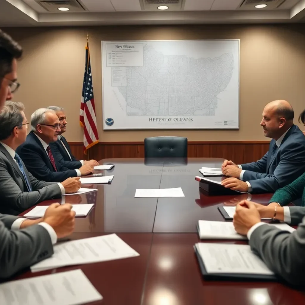 Discussion on disaster management strategies in New Orleans