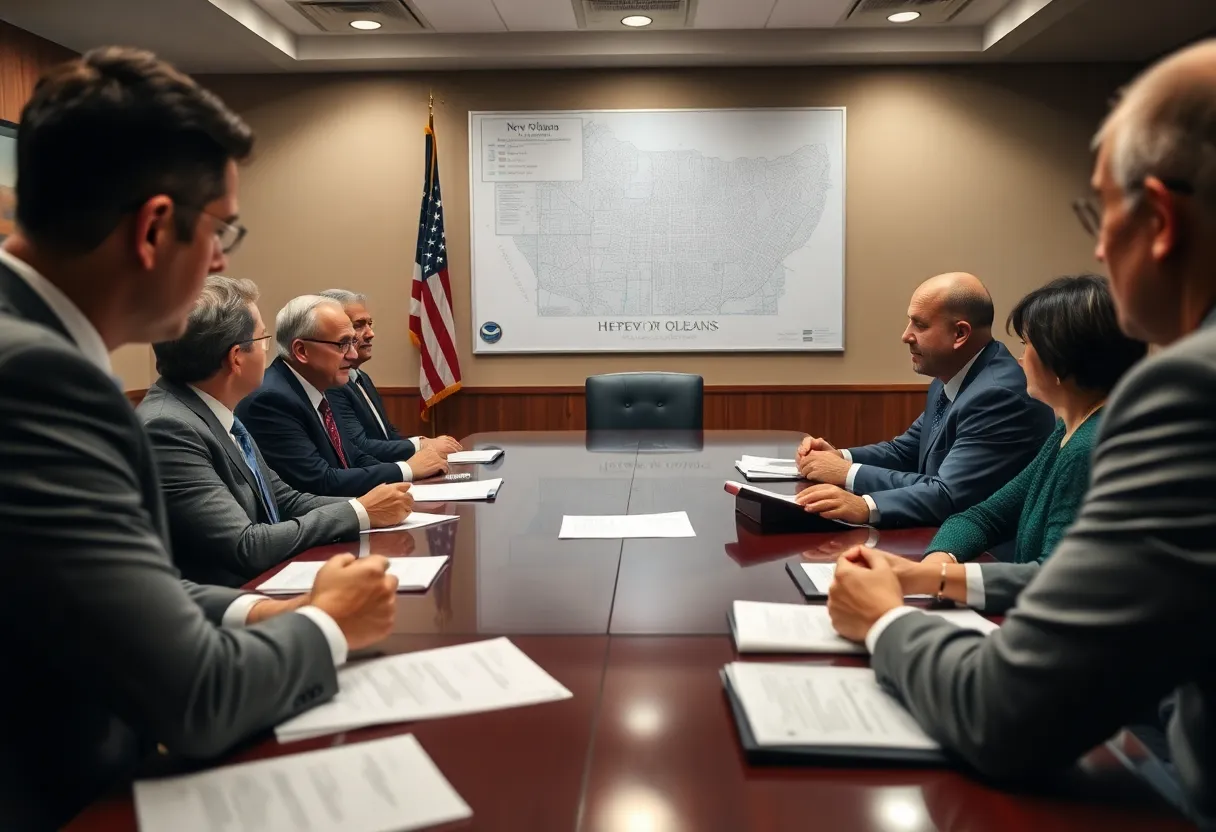 Discussion on disaster management strategies in New Orleans
