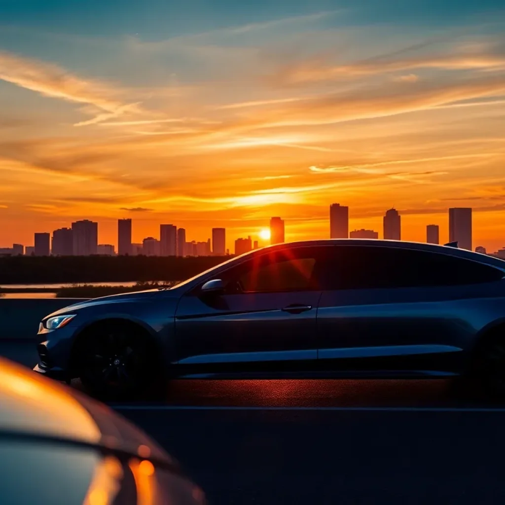 Conceptual image depicting auto insurance expansion in Louisiana.