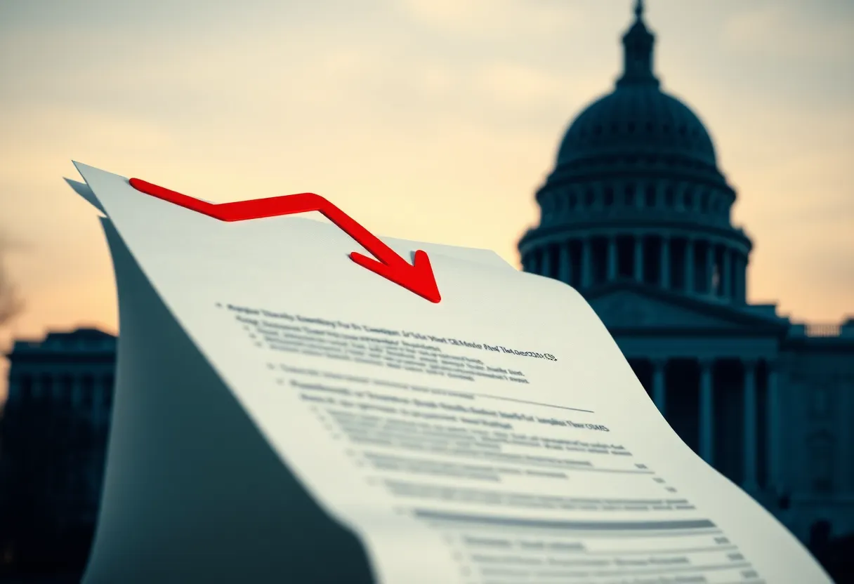 Symbolic representation of financial challenges faced by Jefferson Parish
