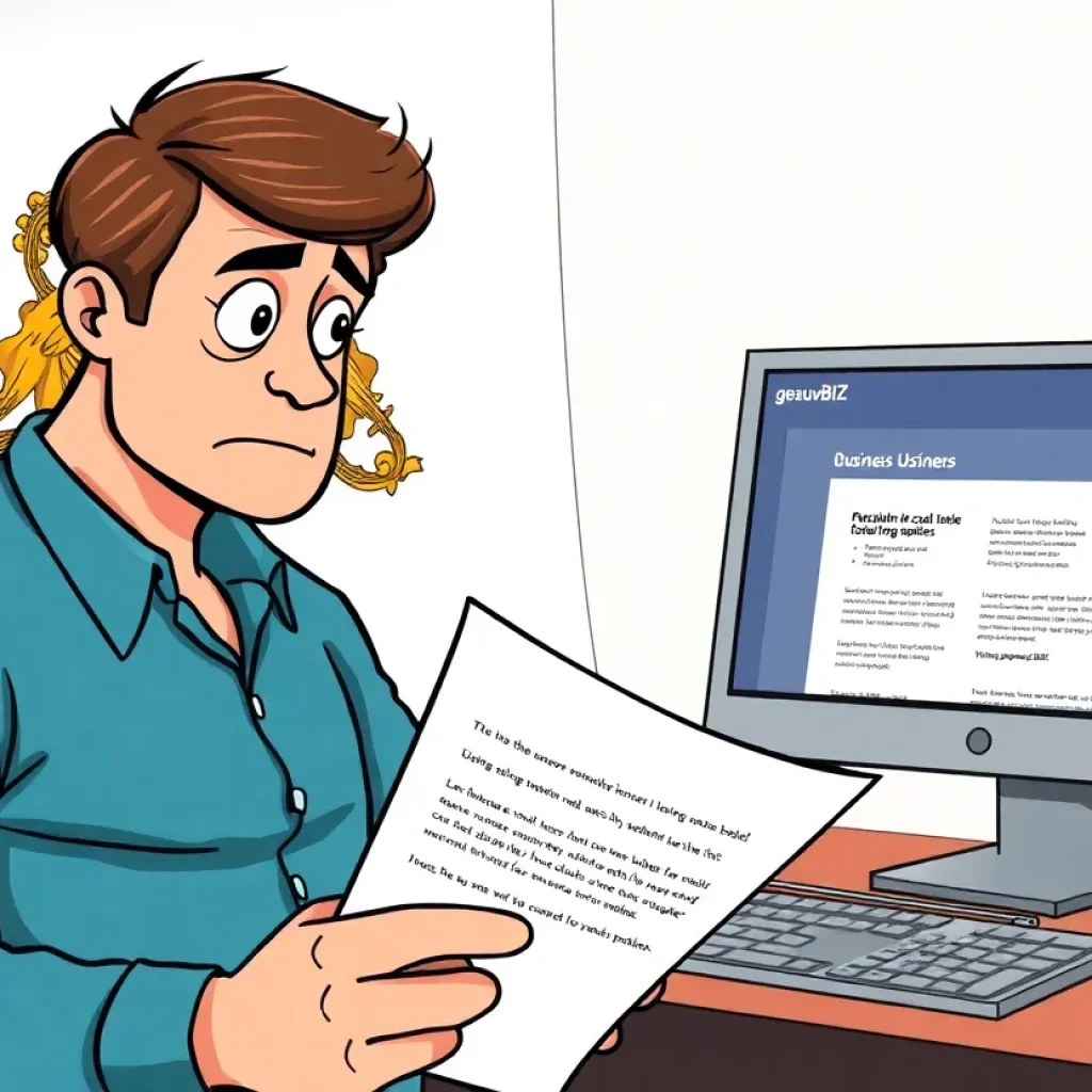 Business owner receiving a fraudulent letter in Louisiana