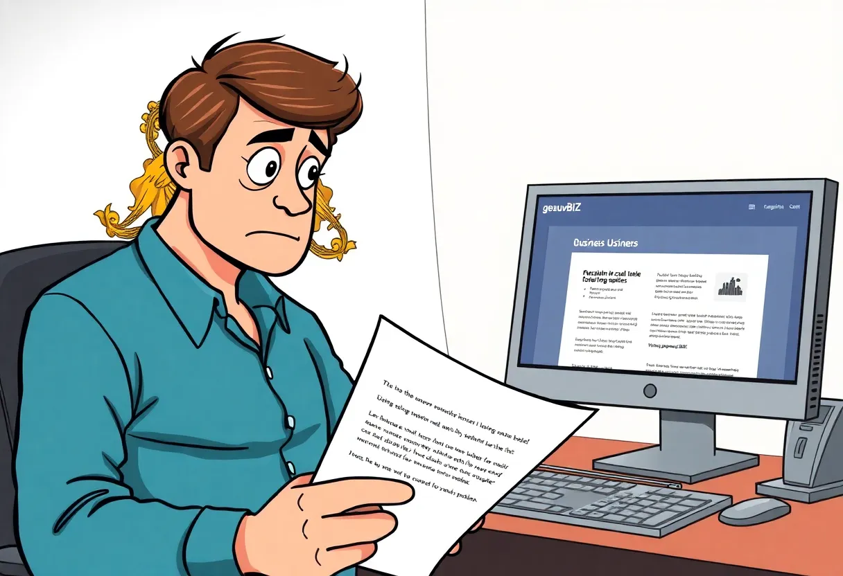 Business owner receiving a fraudulent letter in Louisiana