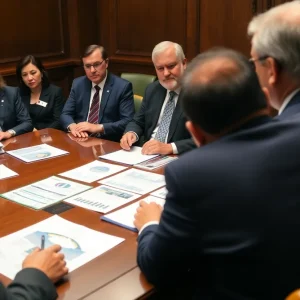 SPONSOR OUR ARTICLES Government officials discussing ethics legislation changes in a meeting