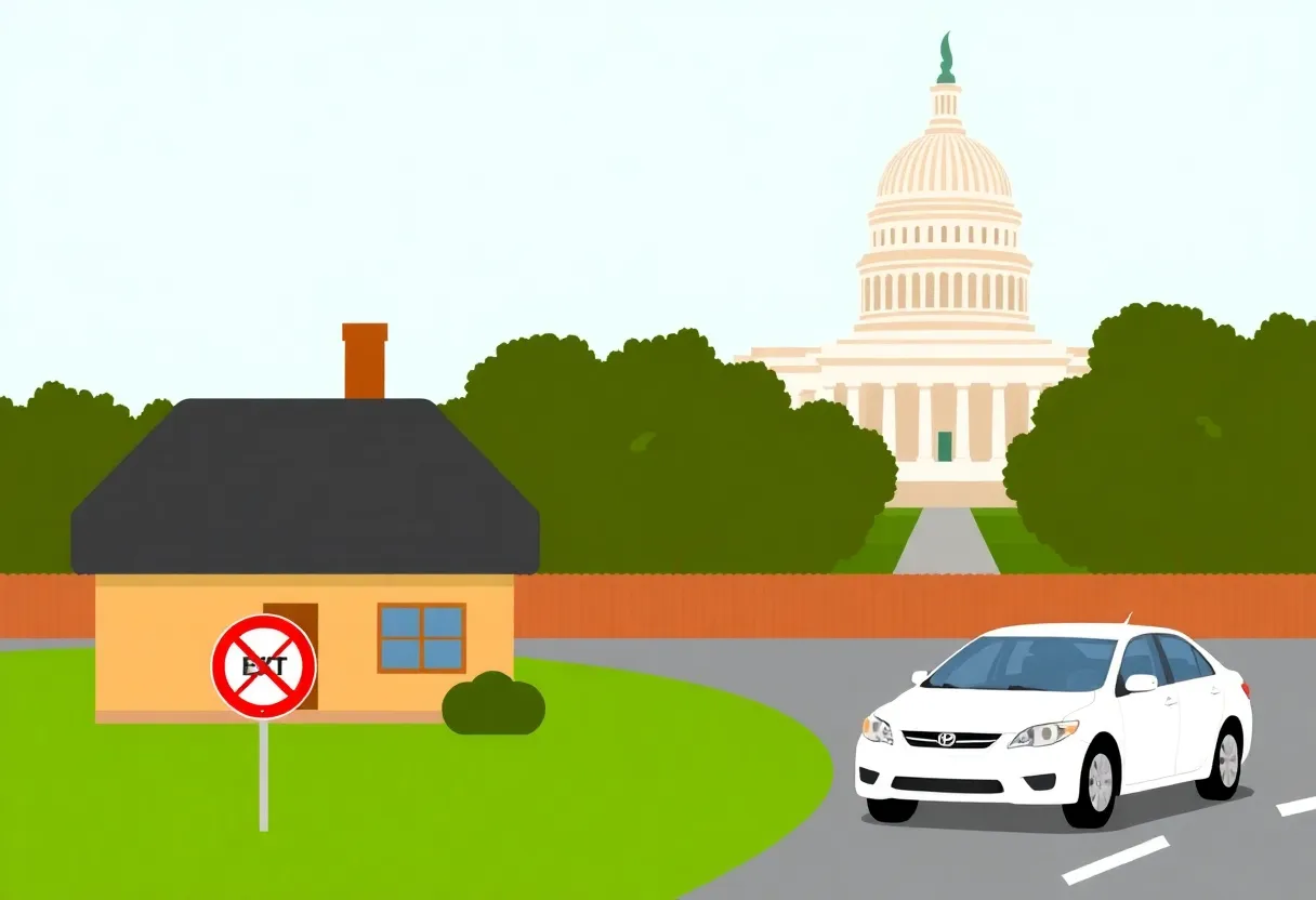 Visual representation of Louisiana insurance reform measures, including homes and cars.
