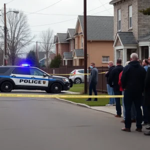 Police vehicle at a crime scene in New Orleans