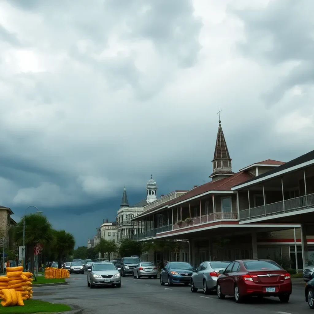 Residents in New Orleans preparing for Hurricane Francine