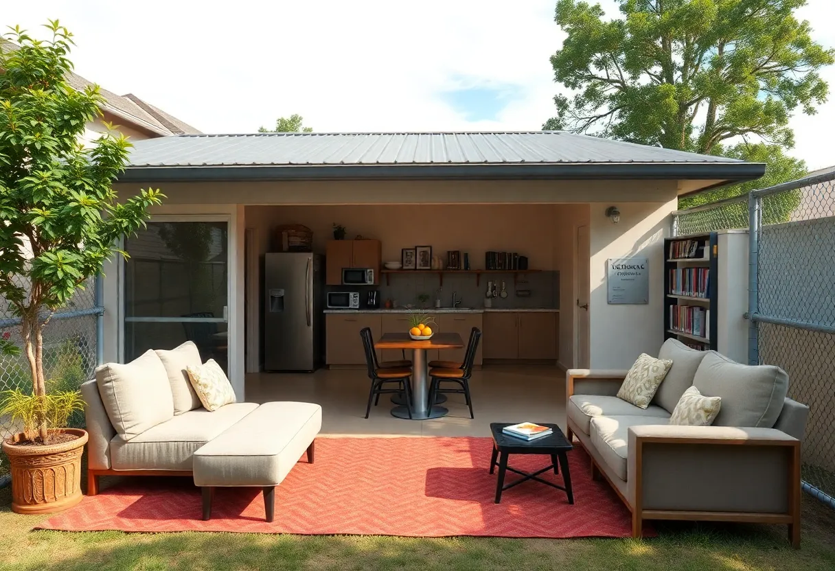 The New Orleans Women & Children’s Shelter with family-friendly amenities.